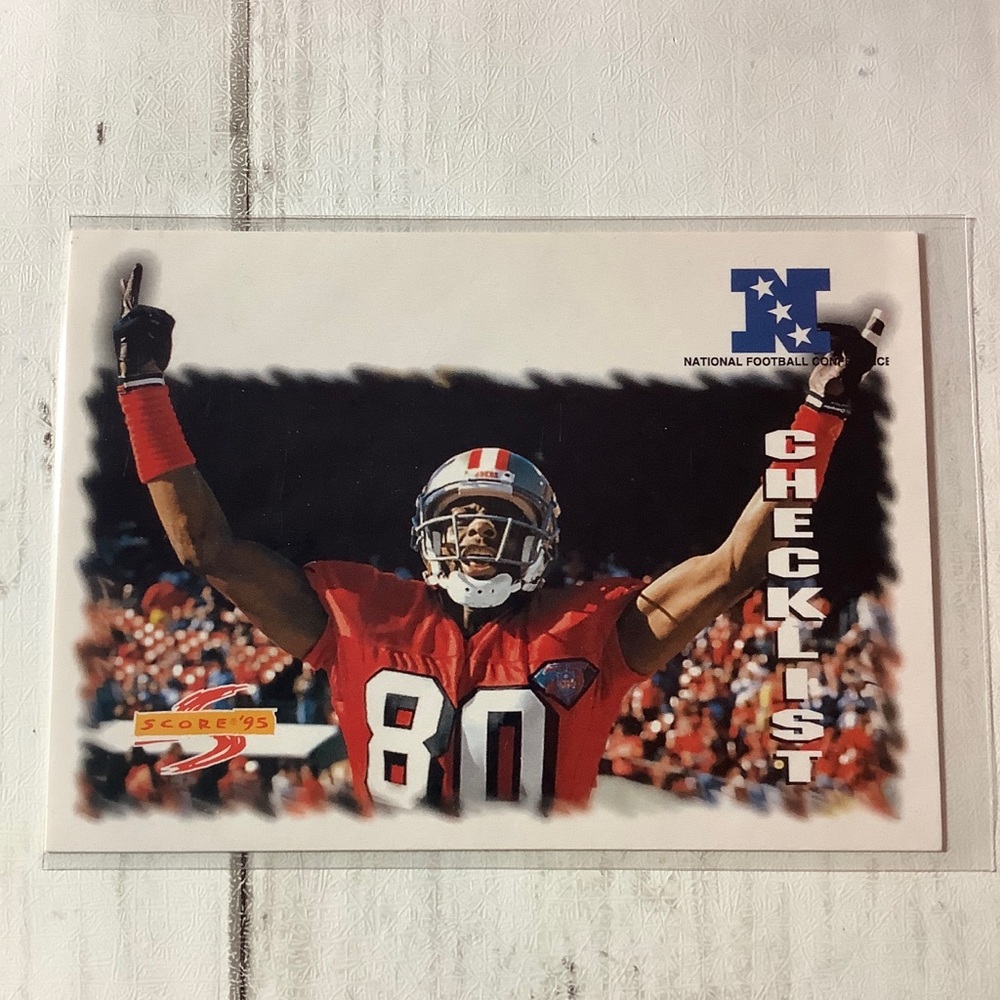 1995 Score - Checklist Jerry Rice #237